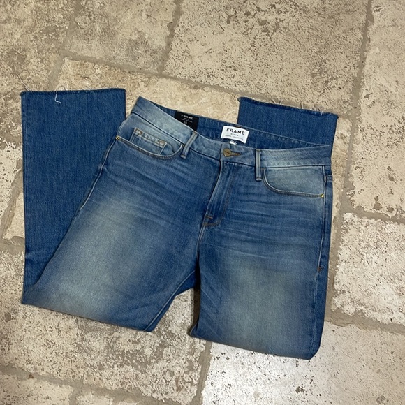 FRAME Denim “Klinefeld Exclusive” DISTRESSED Jeans 👖 Size 28 - Picture 10 of 12